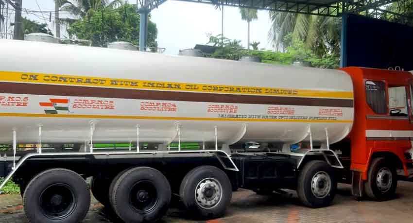 petroleum Tanker truck